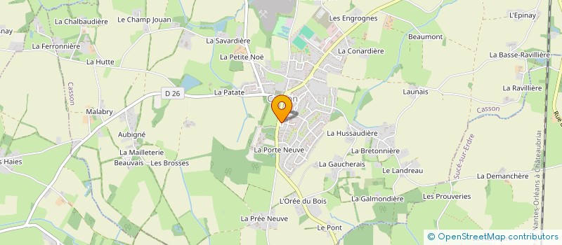 localisation de l'entreprise MYZ  CASSON