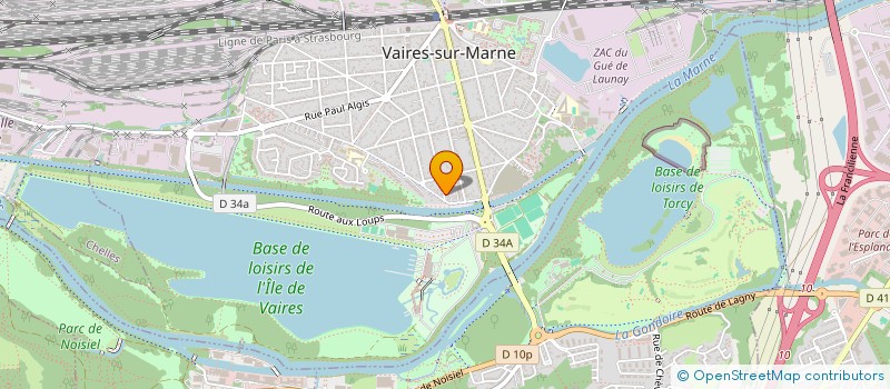 localisation de l'entreprise MYZ IMMOBILIER  VAIRES-SUR-MARNE