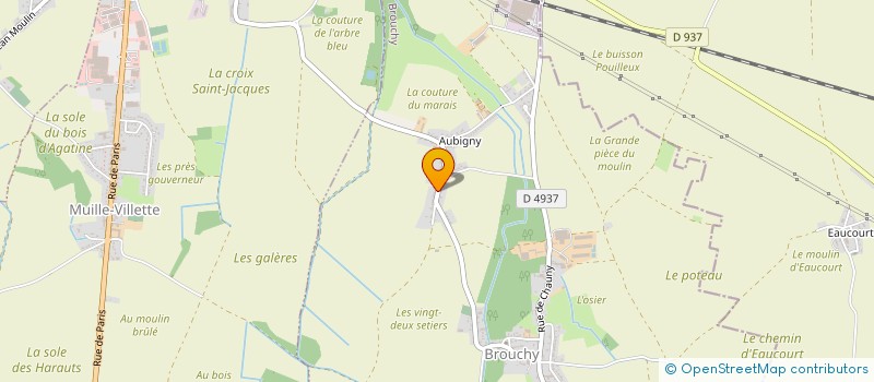 localisation de l'entreprise MYZIK  BROUCHY