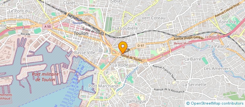 localisation de l'entreprise MZ  TOULON