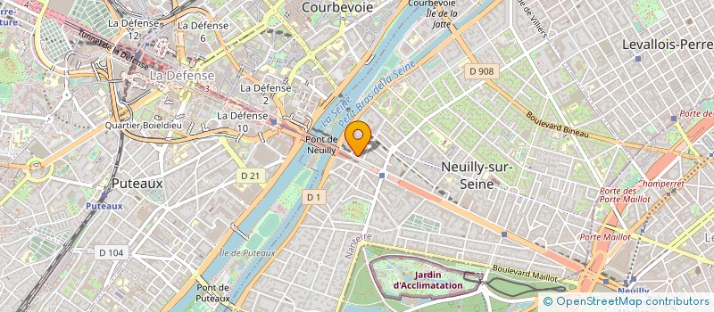 localisation de l'entreprise MZ AGENCY à NEUILLY-SUR-SEINE