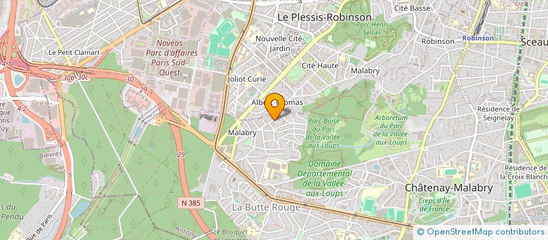 localisation de l'entreprise MZ & ASSOCIATES  CHATENAY-MALABRY