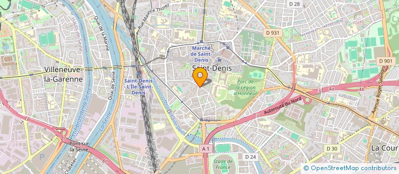 localisation de l'entreprise MZ BATIMENT à SAINT-DENIS