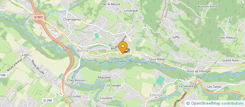 localisation de l'entreprise MZ BONNE  BONNE