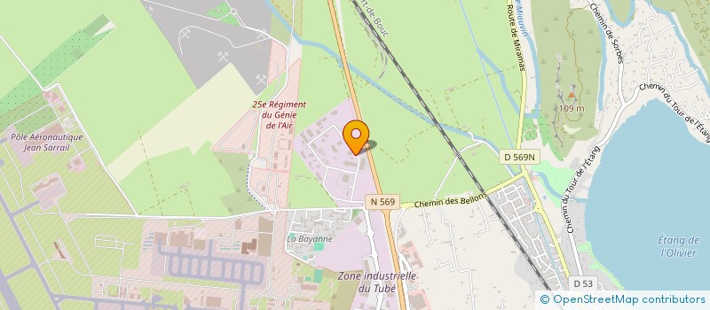localisation de l'entreprise MZ CARROSSERIE à ISTRES