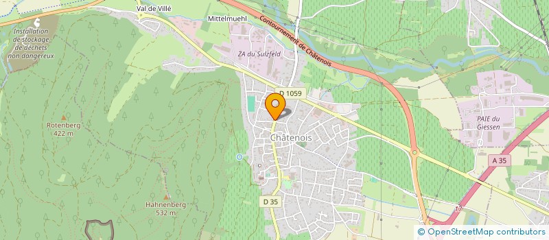 localisation de l'entreprise MZ CHATENOIS  CHATENOIS