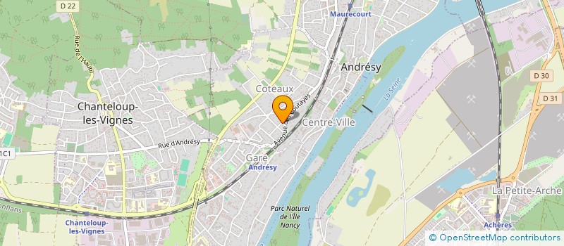 localisation de l'entreprise MZ CONSEIL CREDIT à ANDRESY