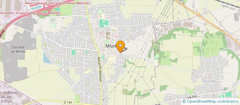 localisation de l'entreprise MZ CONSEILS  MIONS