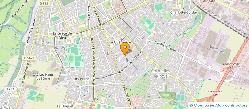 localisation de l'entreprise MZ CONSTRUCTION à CAEN