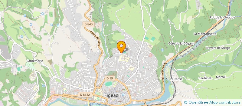 localisation de l'entreprise MZ EXPERT  FIGEAC