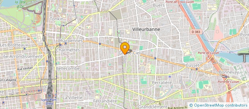 localisation de l'entreprise MZ F.O TELECOM  VILLEURBANNE