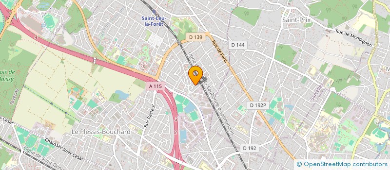 localisation de l'entreprise MZ HOLDING  SAINT-LEU-LA-FORET