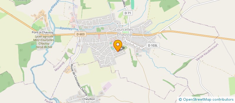 localisation de l'entreprise MZ HOLDING  COURCELLES-CHAUSSY