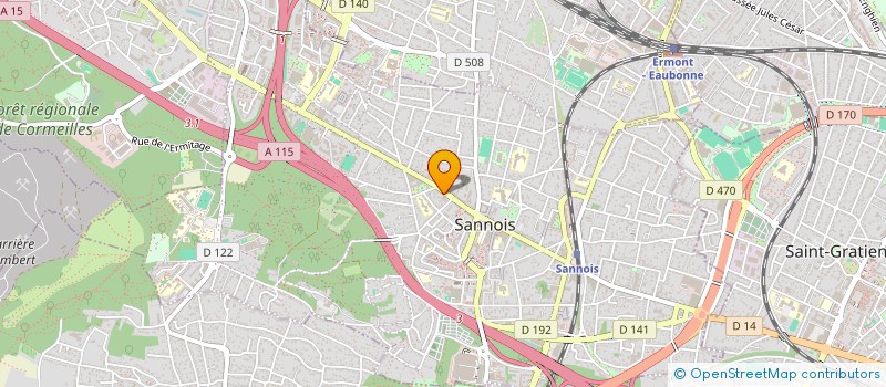 localisation de l'entreprise MZ IMMO  SANNOIS