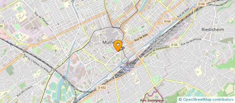 localisation de l'entreprise MZ INVEST  MULHOUSE