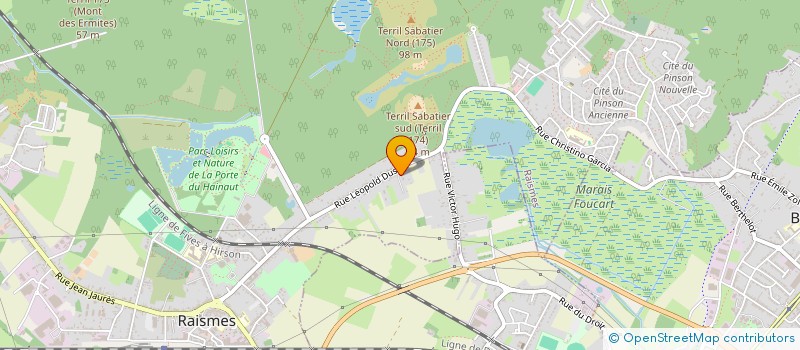 localisation de l'entreprise MZ LOC  RAISMES