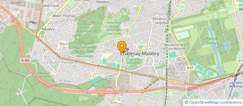 localisation de l'entreprise MZ PARTICIPATIONS à CHATENAY-MALABRY