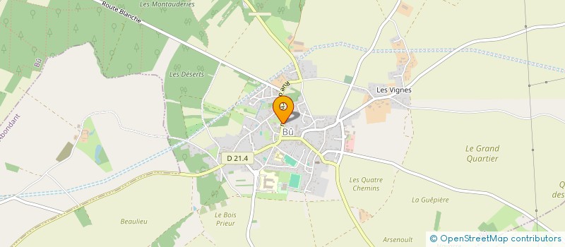 localisation de l'entreprise MZ PEINTURE à BU