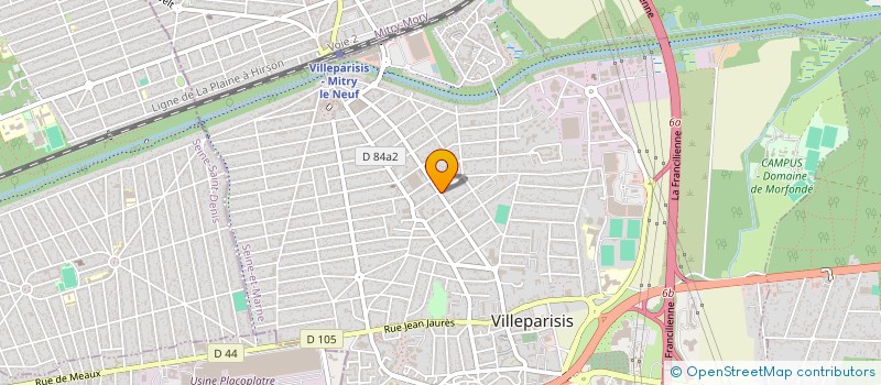 localisation de l'entreprise MZ RENOV à VILLEPARISIS