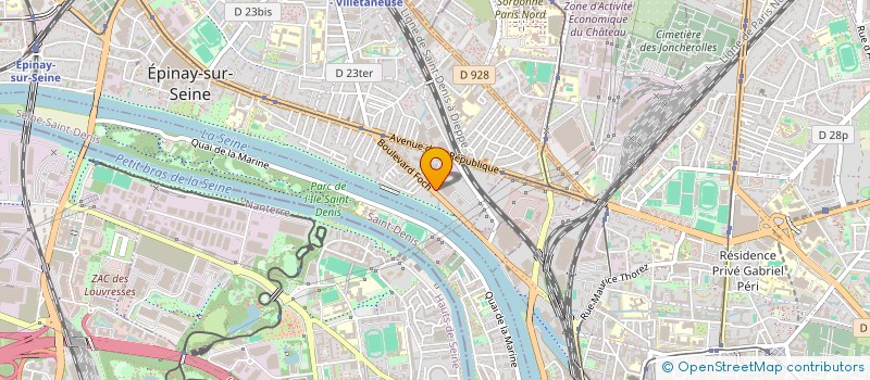 localisation de l'entreprise MZ TEXTILE à EPINAY-SUR-SEINE