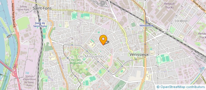 localisation de l'entreprise MZ TRANSPORT à VENISSIEUX