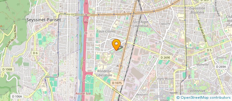 localisation de l'entreprise MZ TRANSPORTS à GRENOBLE