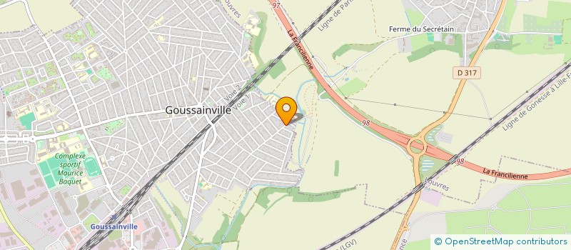 localisation de l'entreprise MZ UNIVERSAL ESPACE VERT à GOUSSAINVILLE
