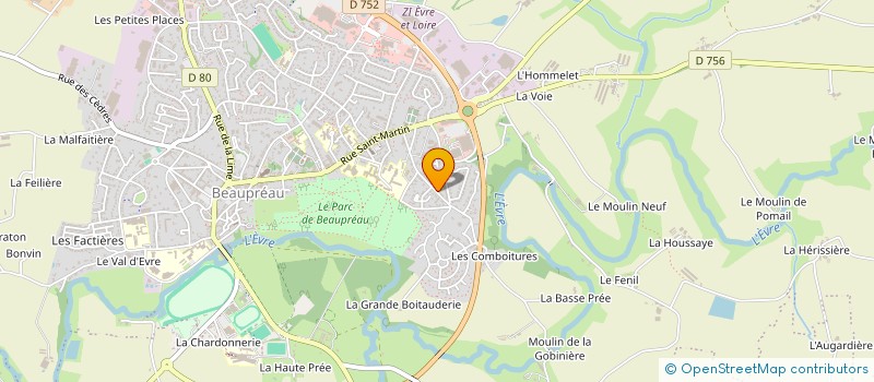 localisation de l'entreprise MZAB à BEAUPREAU-EN-MAUGES