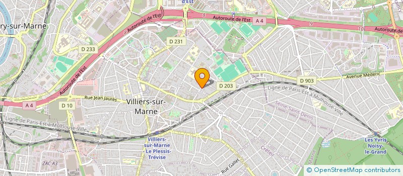 localisation de l'entreprise MZB INTERIOR DESIGN  VILLIERS-SUR-MARNE