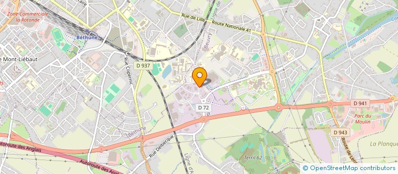 localisation de l'entreprise MZCL IMMO  VERQUIGNEUL