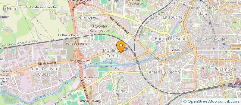 localisation de l'entreprise MZE SHINA  RENNES