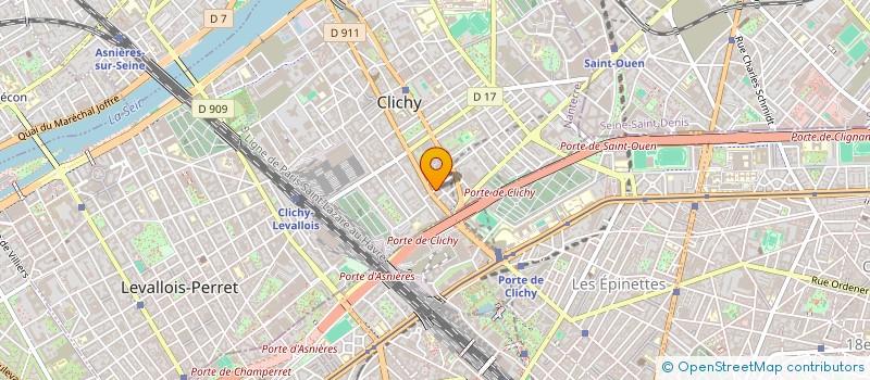 localisation de l'entreprise MZE TRANSPORTS à CLICHY