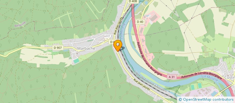 localisation de l'entreprise MZEH CORP.  MARBACHE