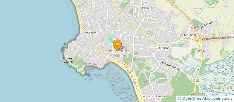 localisation de l'entreprise MZELLE O'BEAUTE  SAINT-GEORGES-DE-DIDONNE