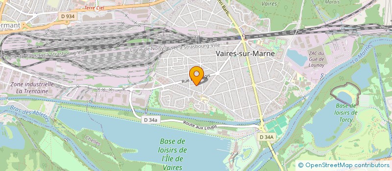 localisation de l'entreprise MZF  VAIRES-SUR-MARNE