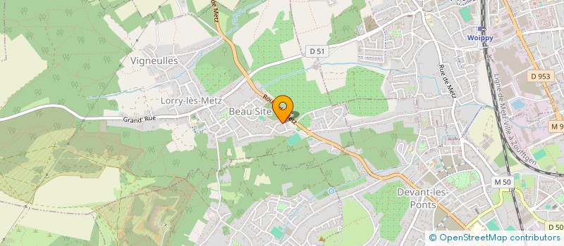 localisation de l'entreprise MZG IMMO  LORRY-LES-METZ