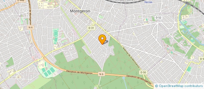 localisation de l'entreprise MZH à MONTGERON