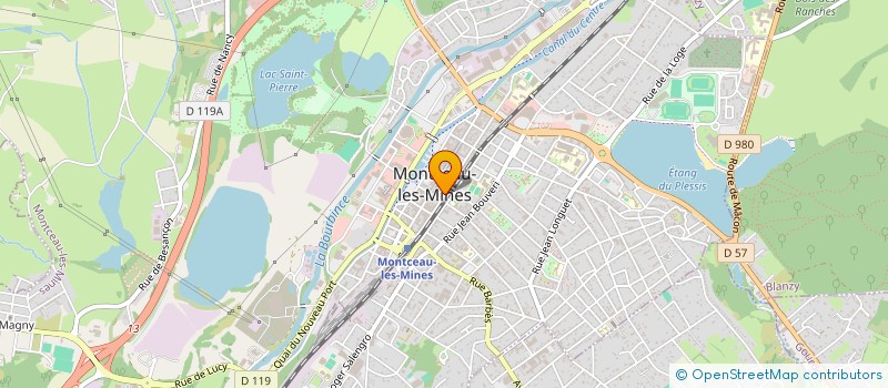 localisation de l'entreprise MZI HOLDING  MONTCEAU-LES-MINES