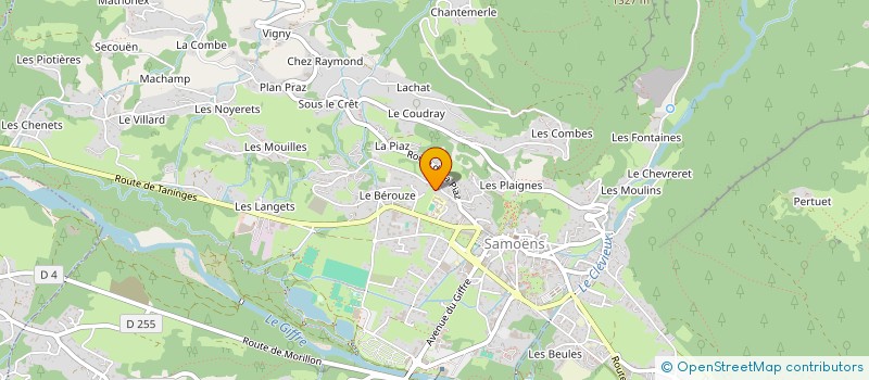 localisation de l'entreprise MZK  SAMOENS