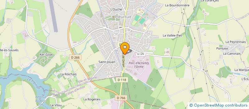 localisation de l'entreprise MZK LOCATIONS  PLEURTUIT