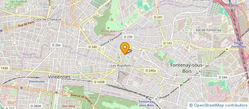 localisation de l'entreprise MZL à FONTENAY SOUS BOIS