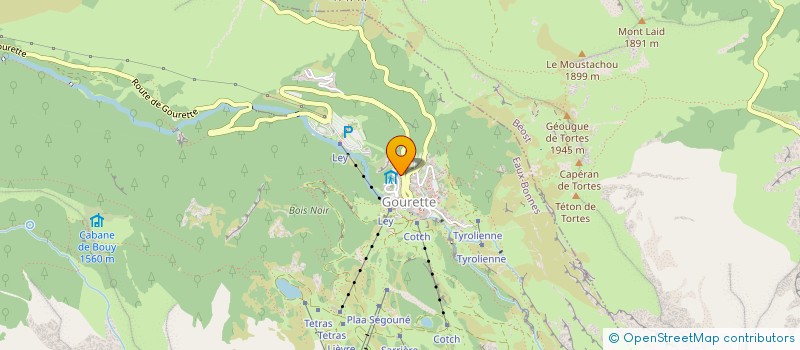 localisation de l'entreprise MZN LAVERIE  EAUX-BONNES