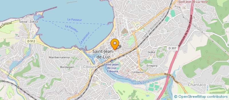 localisation de l'entreprise MZPIRA  SAINT-JEAN-DE-LUZ