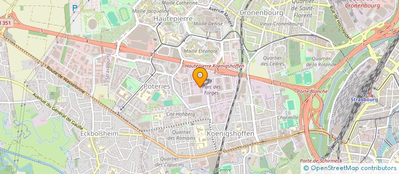 localisation de l'entreprise MZR CONCEPT à STRASBOURG