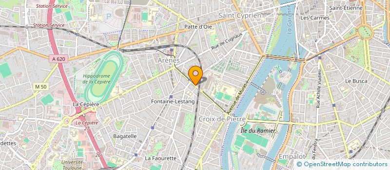 localisation de l'entreprise MZR CORP.  TOULOUSE