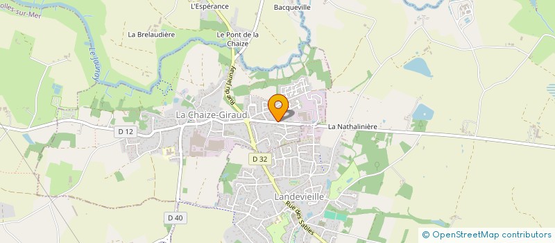 localisation de l'entreprise MZR REALISATION MECANIQUE à LANDEVIEILLE