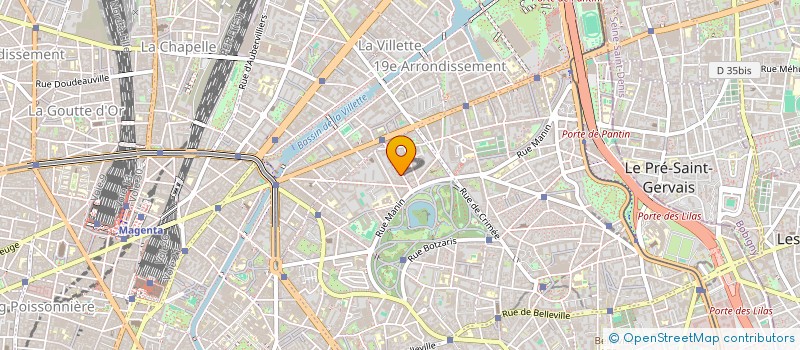 localisation de l'entreprise MZS INVEST  PARIS