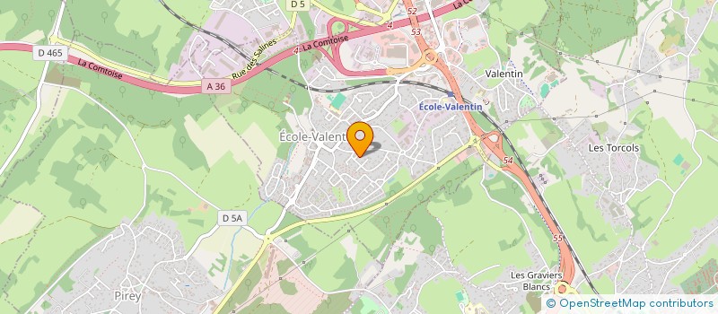 localisation de l'entreprise MZT CEPAFO  ECOLE-VALENTIN