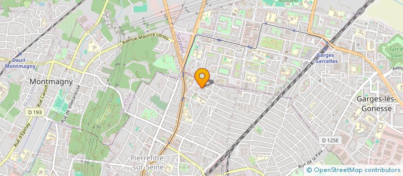 localisation de l'entreprise MZW BATIMENT à PIERREFITTE-SUR-SEINE