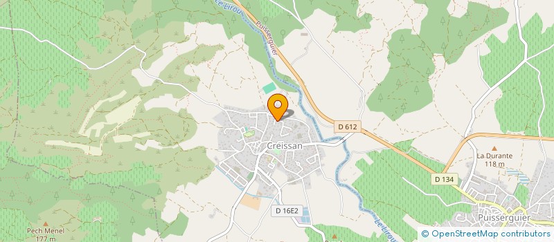 localisation de l'entreprise N 124  CREISSAN